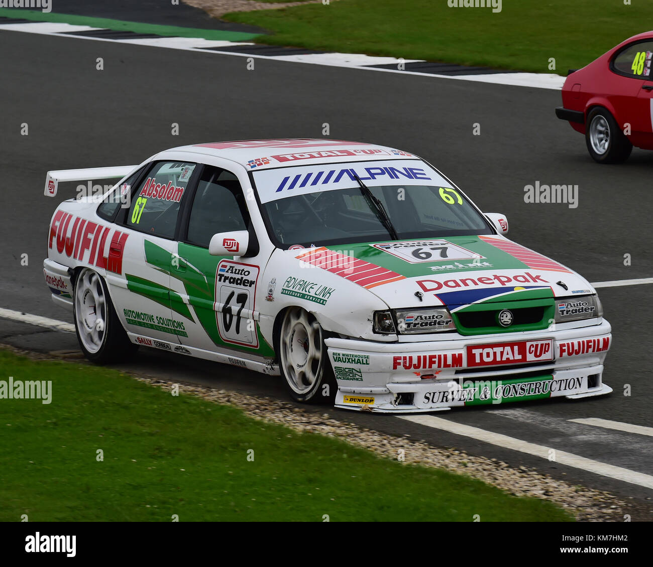 Tony Absolom, Vauxhall Cavalier, Super touring car trophy, Silverstone Classic, July 2017, Silverstone, 60's cars, circuit racing, cjm-photography, Cl Stock Photo