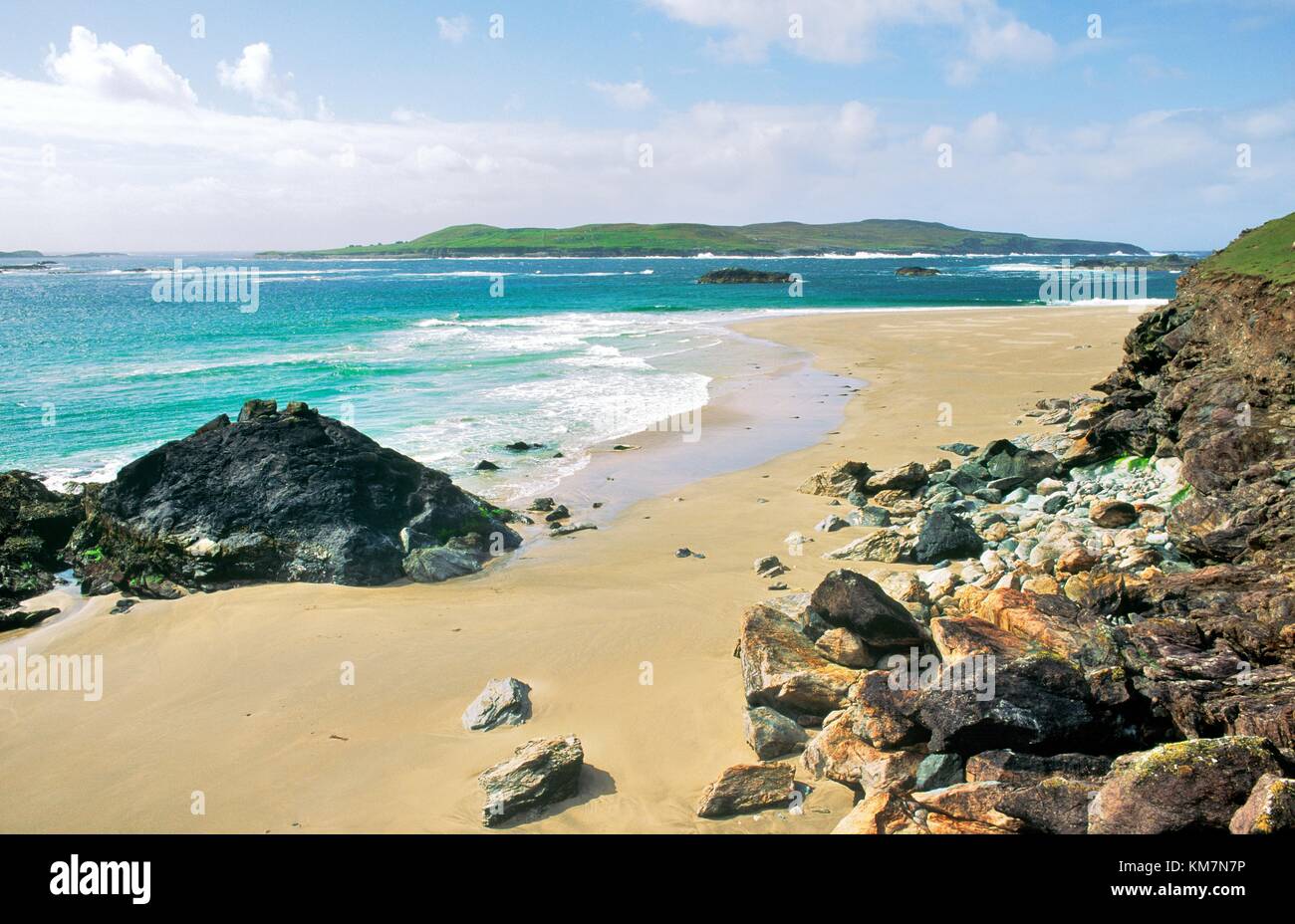 Inishbofin island off the west coast of County Galway, Ireland