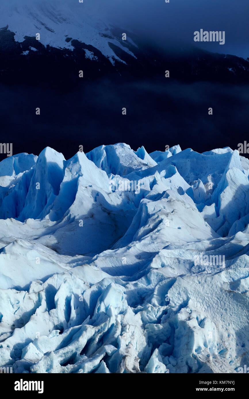Perito Moreno Glacier, Parque Nacional Los Glaciares (World Heritage Area), Patagonia, Argentina, South America Stock Photo