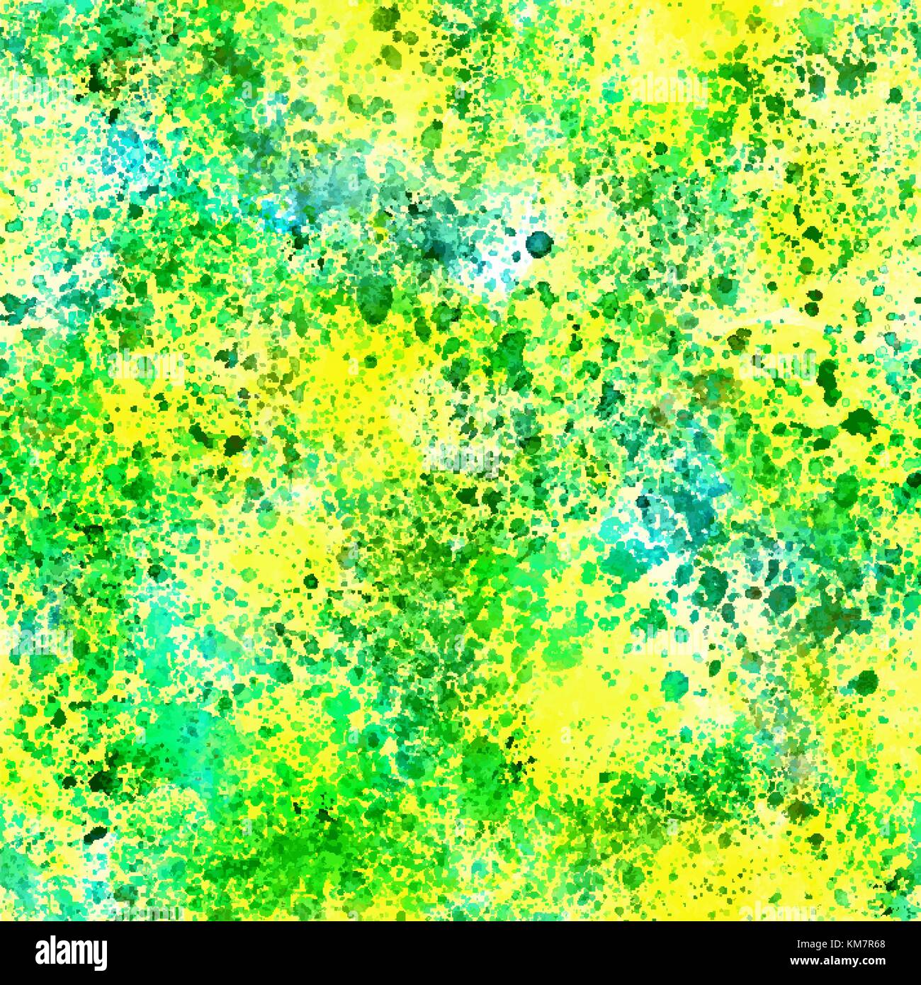 Abstract vector and watercolor background texture with vibrant green ...