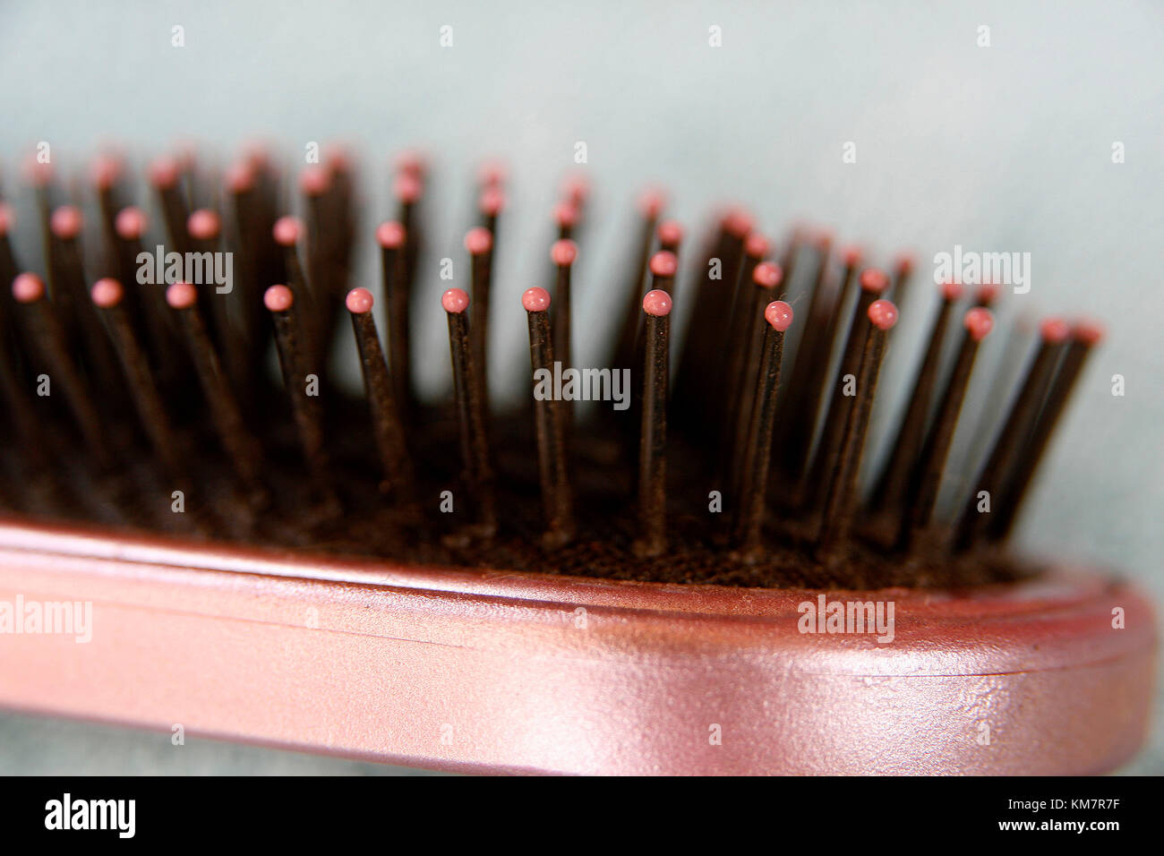 Hair close up hairbrush hi-res stock photography and images - Alamy