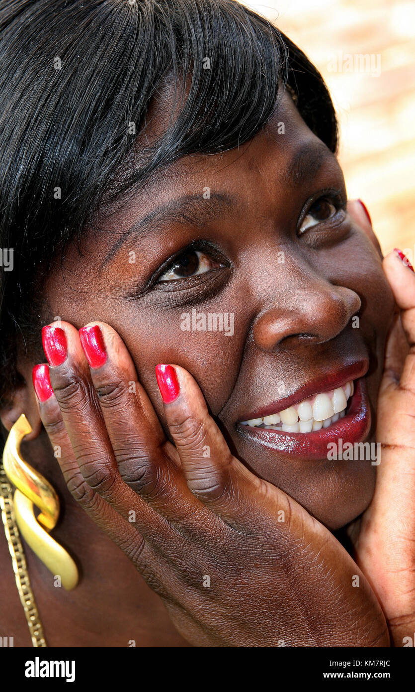 Beautiful south african woman hi-res stock photography and images - Alamy