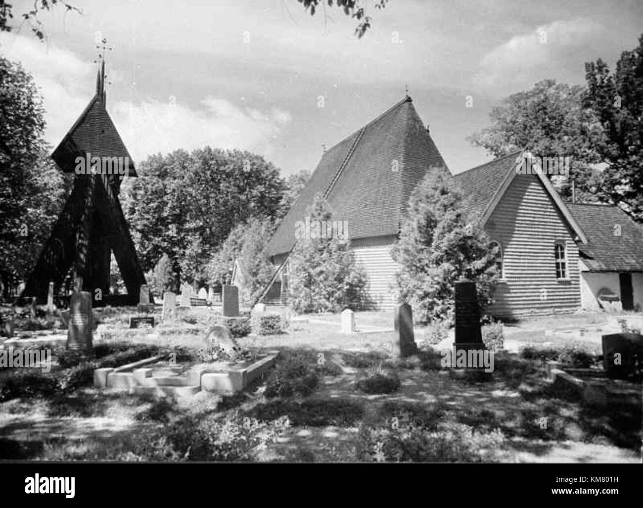 Kvistbro kyrka KMB 16000200046421 Stock Photo - Alamy