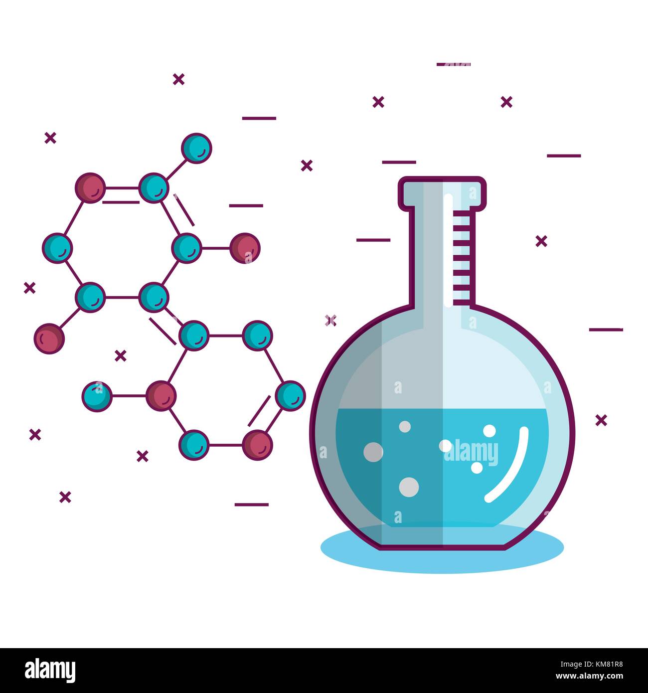 chemistry science poster icon Stock Vector Image & Art - Alamy