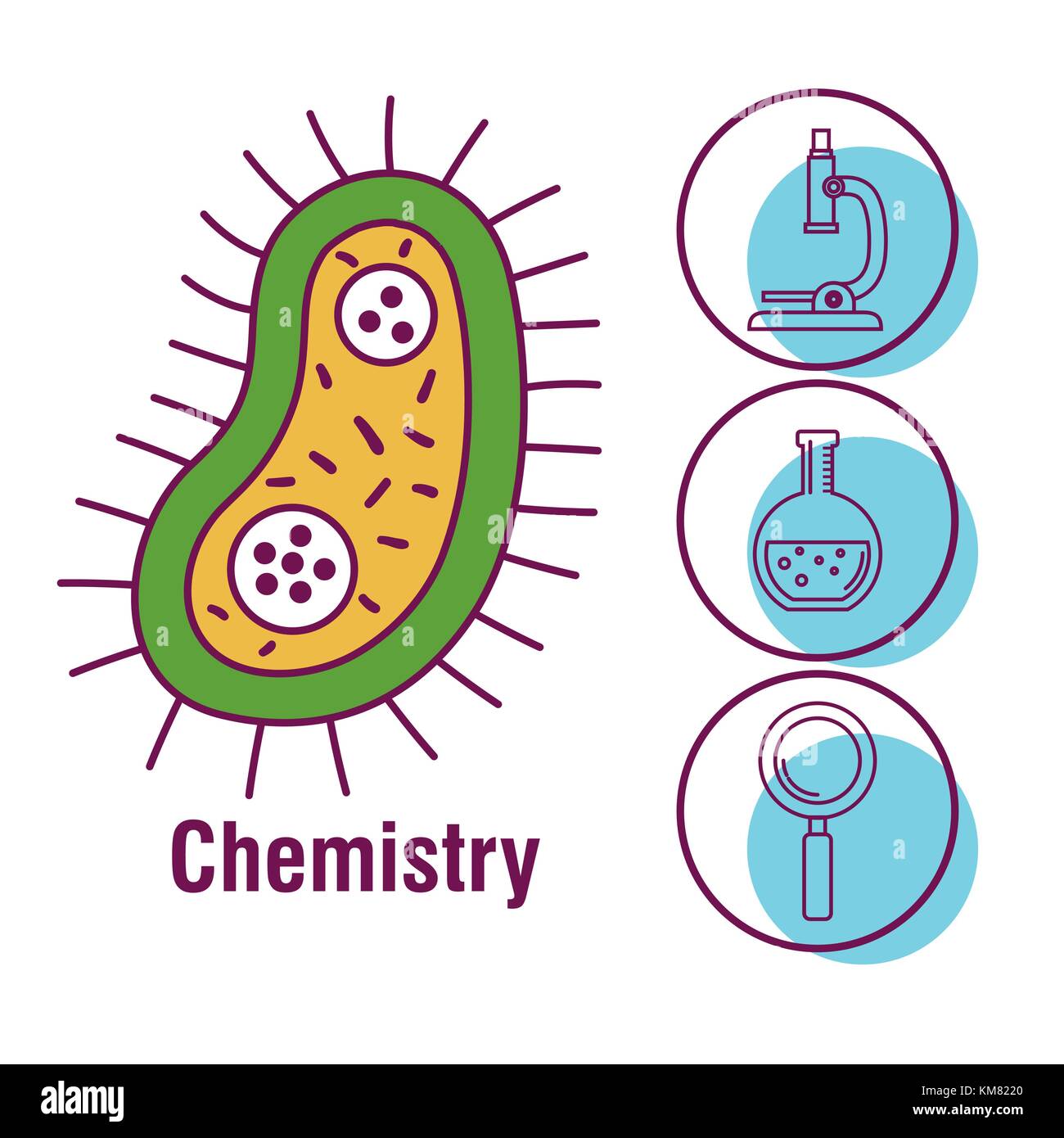 chemistry science poster icon Stock Vector Image & Art - Alamy
