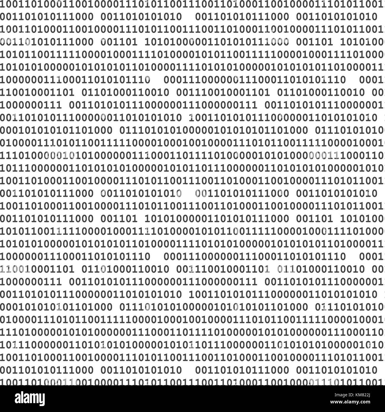 Binary computer code seamless pattern vector background illustration ...
