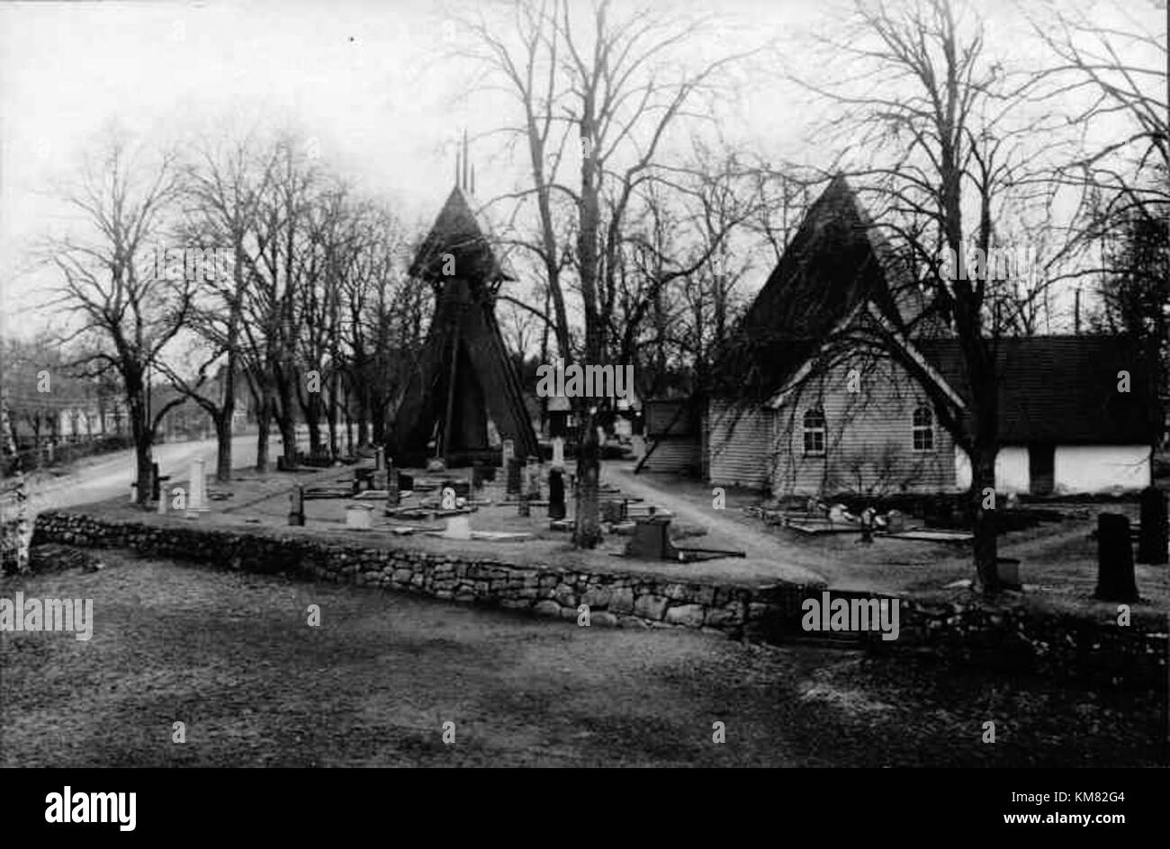 Kvistbro kyrka KMB 16000200046348 Stock Photo - Alamy