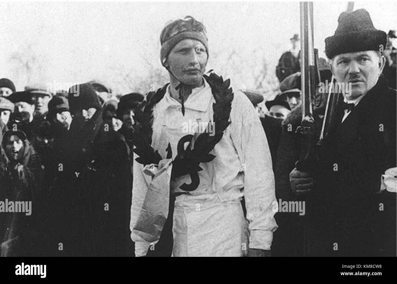 Per Erik Hedlund in St Moritz 1928 Stock Photo Alamy