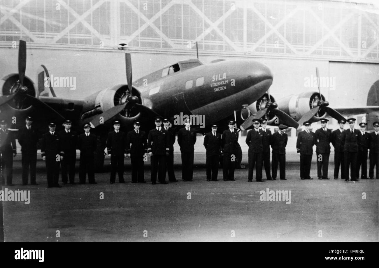 SAS Boeing B 17, Flying Fortress, Sally B, SILA 1946 Stock Photo