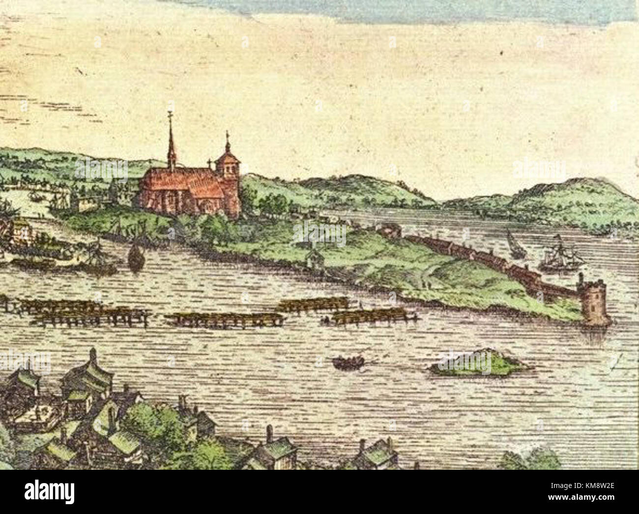 An image of Riddarholmen, a historic island in Stockholm, Sweden. The ...