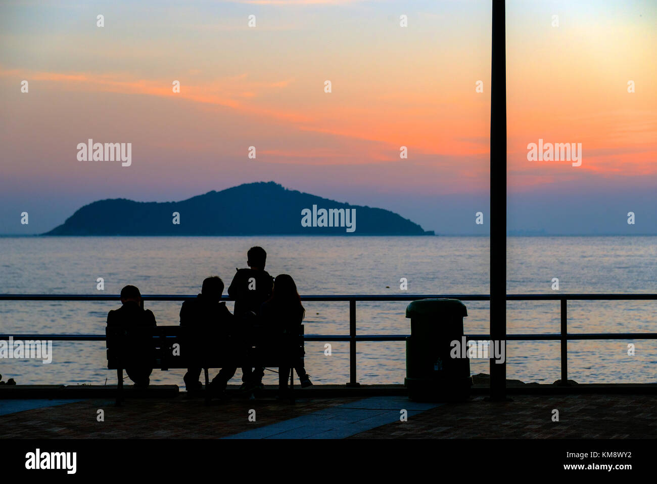 Sunset, Repulse Bay, Hong Kong Stock Photo - Alamy