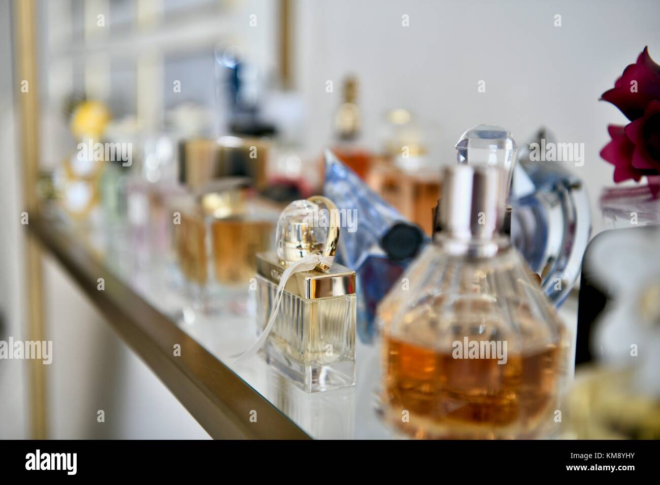 Luxury women's fragrance Stock Photo