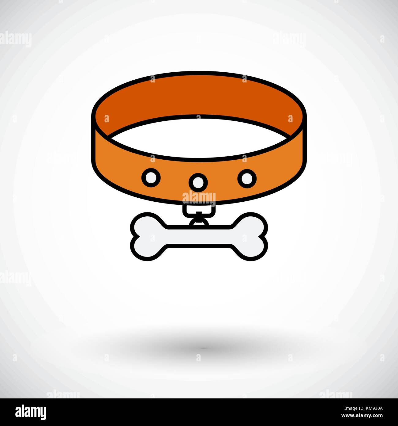 Collar icon. Flat vector related icon for web and mobile applications ...