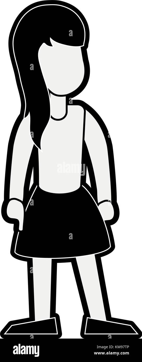woman faceless cartoon Stock Vector Image & Art - Alamy