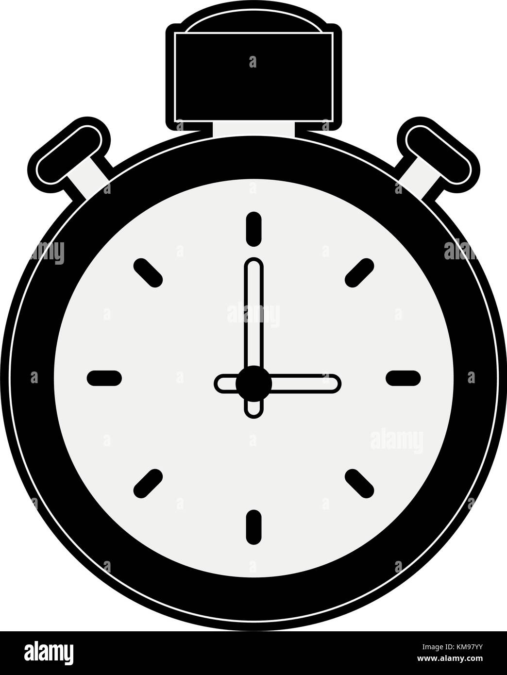 Classic sport chronometer Stock Vector Image & Art - Alamy