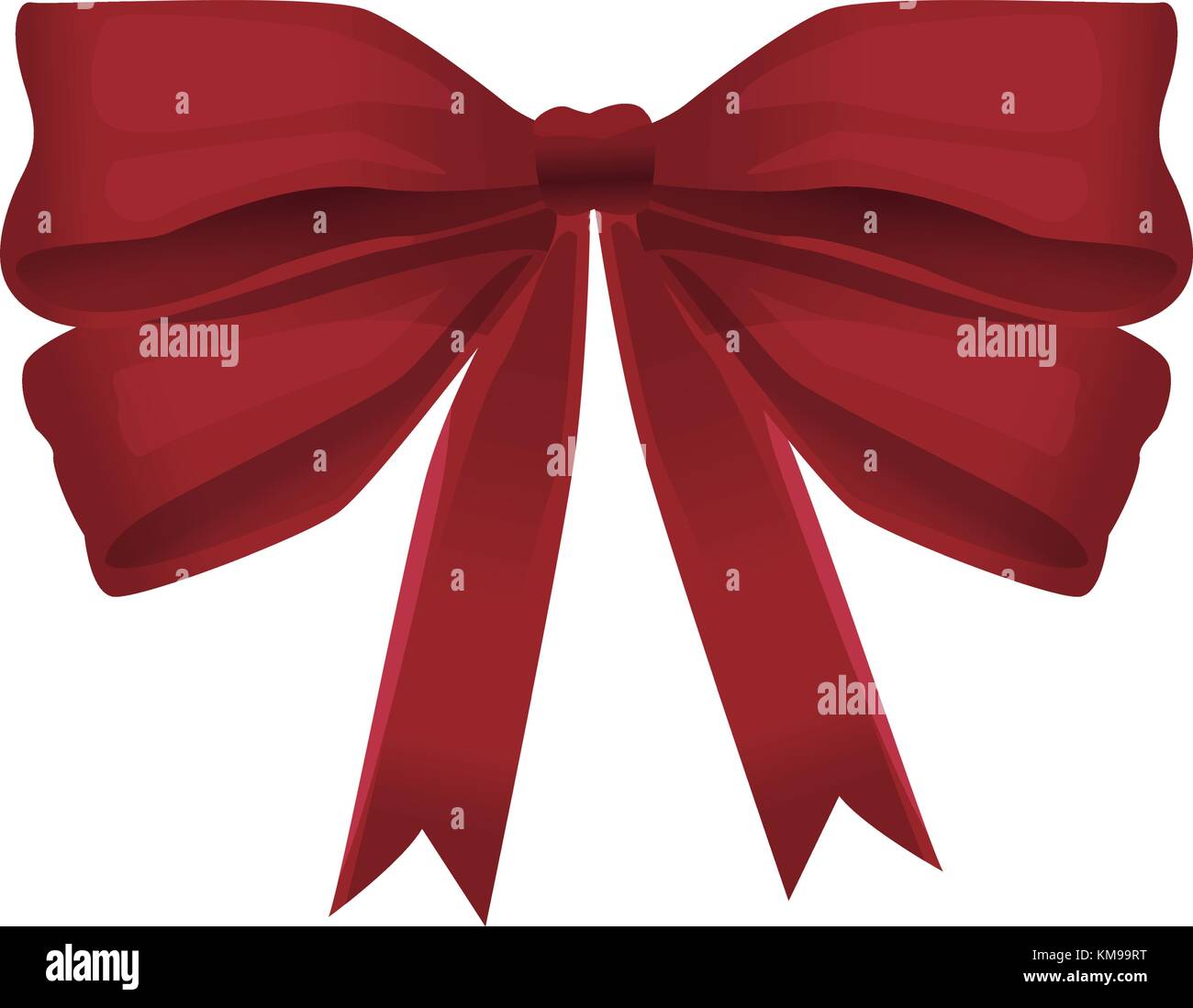 Ribbon bow symbol Stock Vector Image & Art Alamy