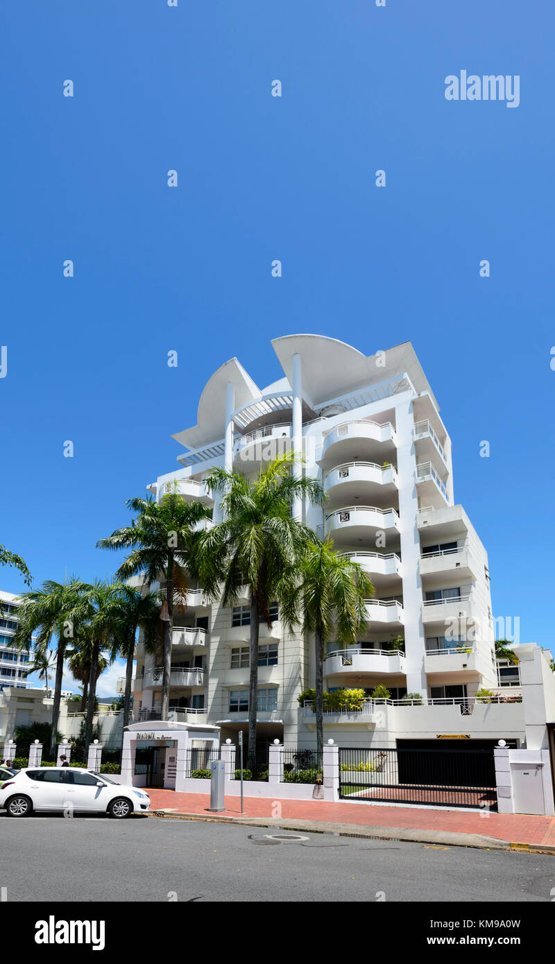 Panama on Spence luxury apartments, Cairns, Far North Queensland, FNQ, QLD, Australia Stock Photo