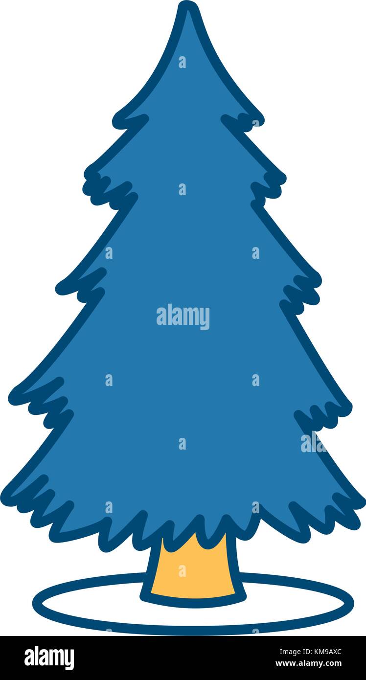 Tree pine isolated Stock Vector Image & Art - Alamy