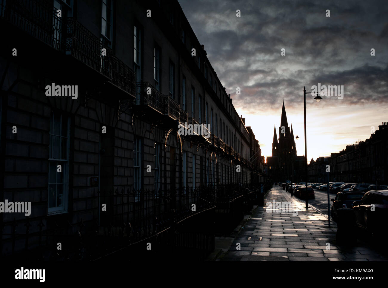 Melville Street, Edinburgh Stock Photo Alamy