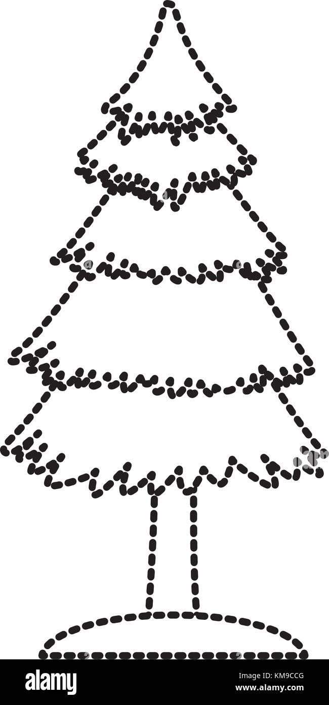 Tree pine isolated Stock Vector Image & Art - Alamy