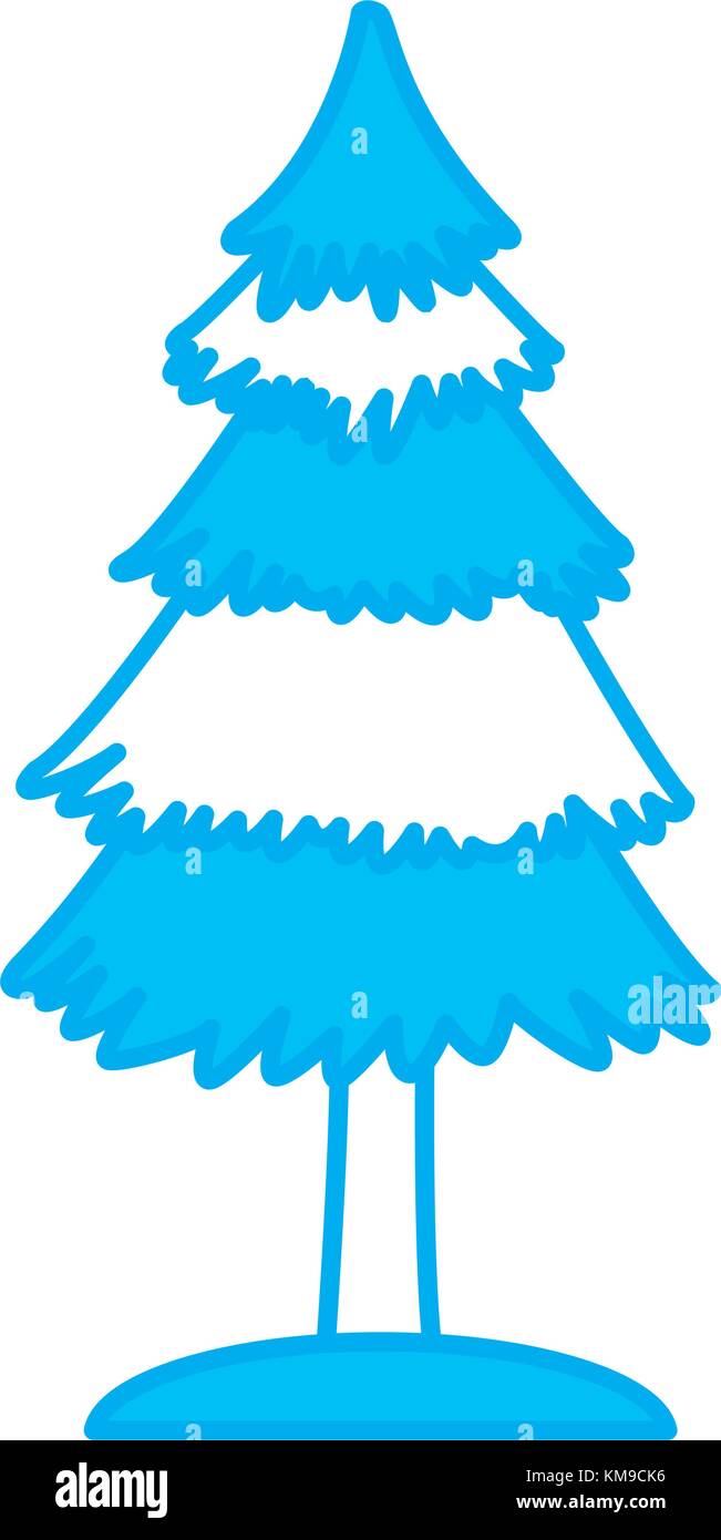 Tree pine isolated Stock Vector Image & Art - Alamy