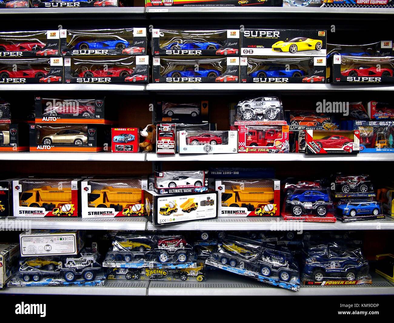 ANTIPOLO CITY, PHILIPPINES DECEMBER 2, 2017 Assorted toy cars on