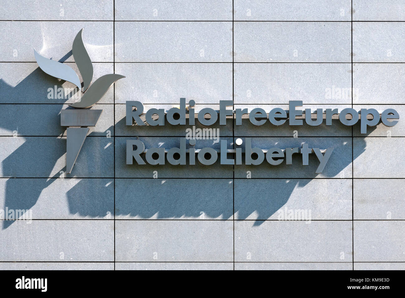Radio Svobodna Evropa - Radio Liberty, Hagibor, Praha, Ceska Republika / Radio Free Europe - Radio Liberty, Prague, Czech republic Stock Photo