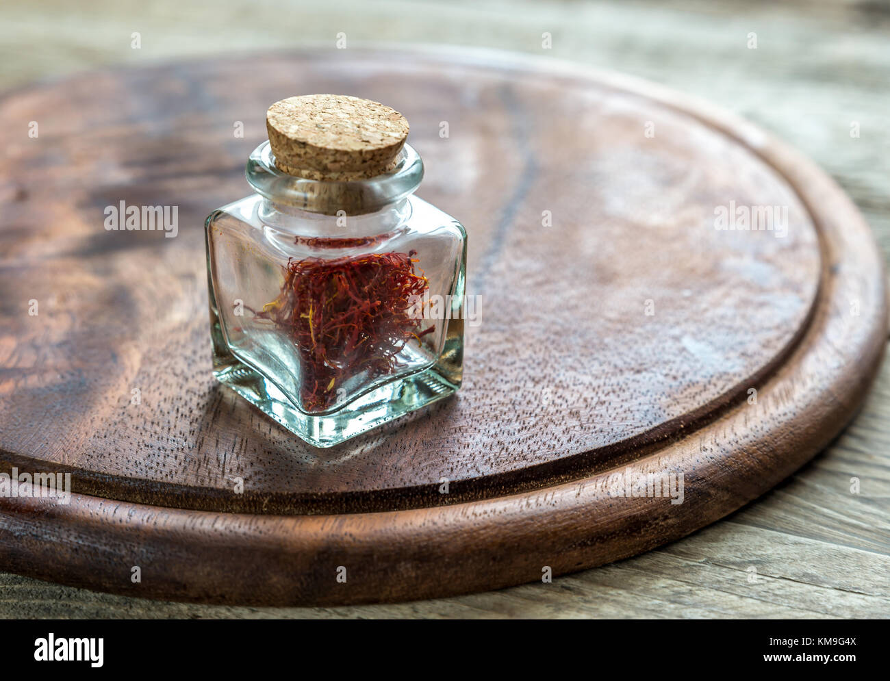 Saffron in the vial Stock Photo - Alamy