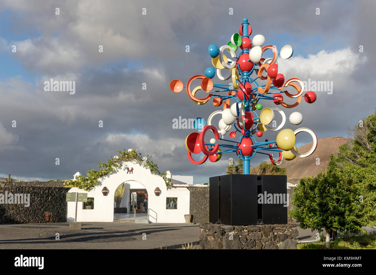 Casa Cesar Manrique, museum of the Manrique, foundation,sculpture, Lanzarote, Canary Islands