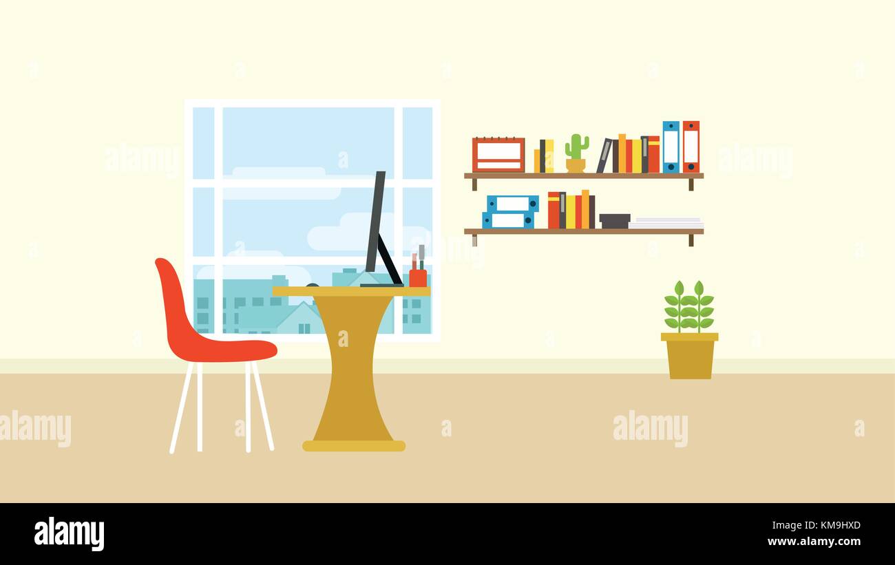 Workspace vector vectors hi-res stock photography and images - Alamy