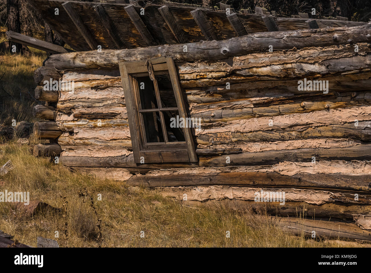 Cabins Decaying Into The Earth In An Old Movie Set In Valles