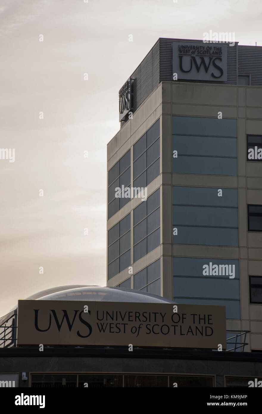 Paisley (Scotland) 2017 - University of the West of Scotland (UWS) Stock Photo