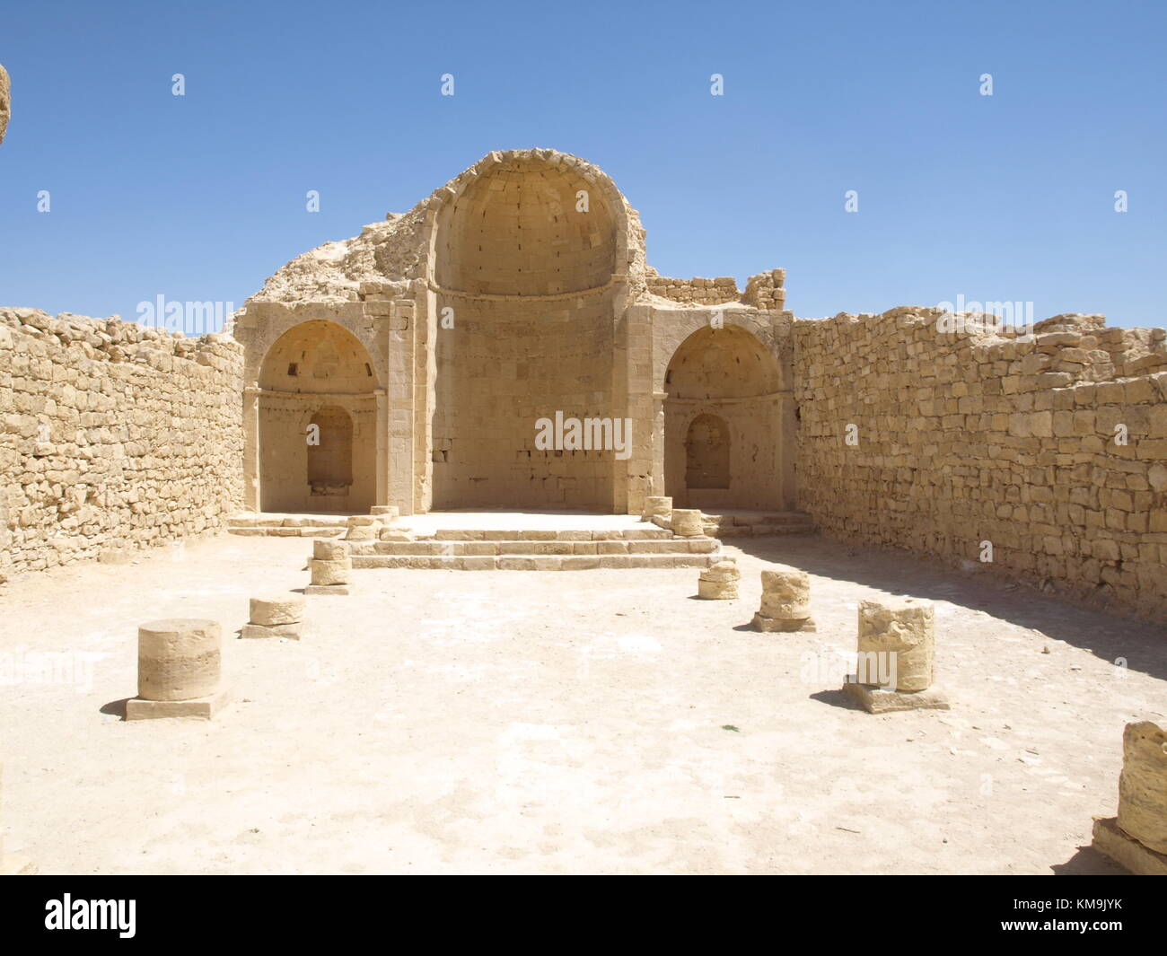 Ancient aphasis basilica remains Stock Photo
