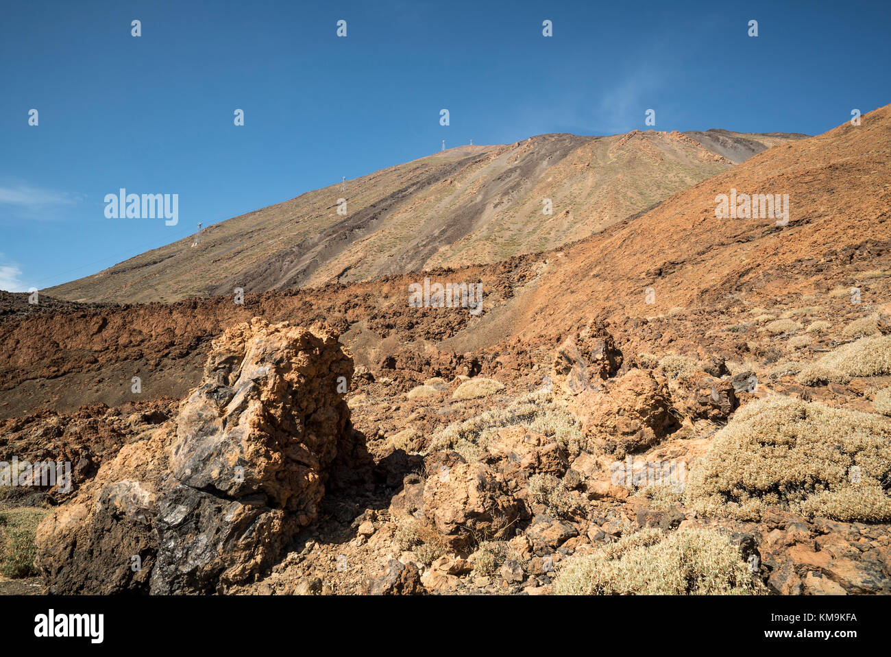 Teide National Park, Tenerife, Canary Islands, Spain Stock Photo