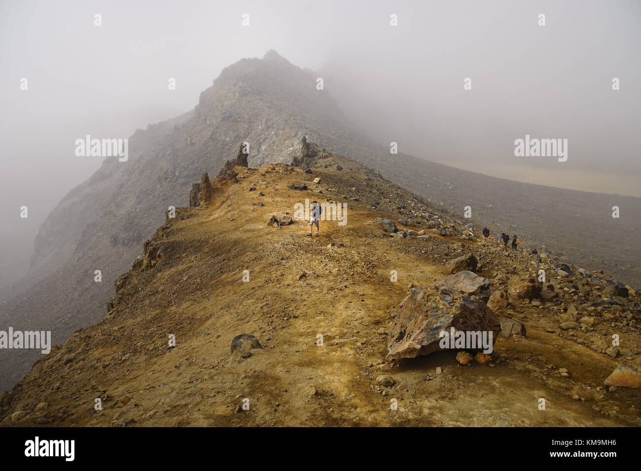 The legendary Tongariro track (Tongariro Alpine Crossing) in the Stock  Photo - Alamy