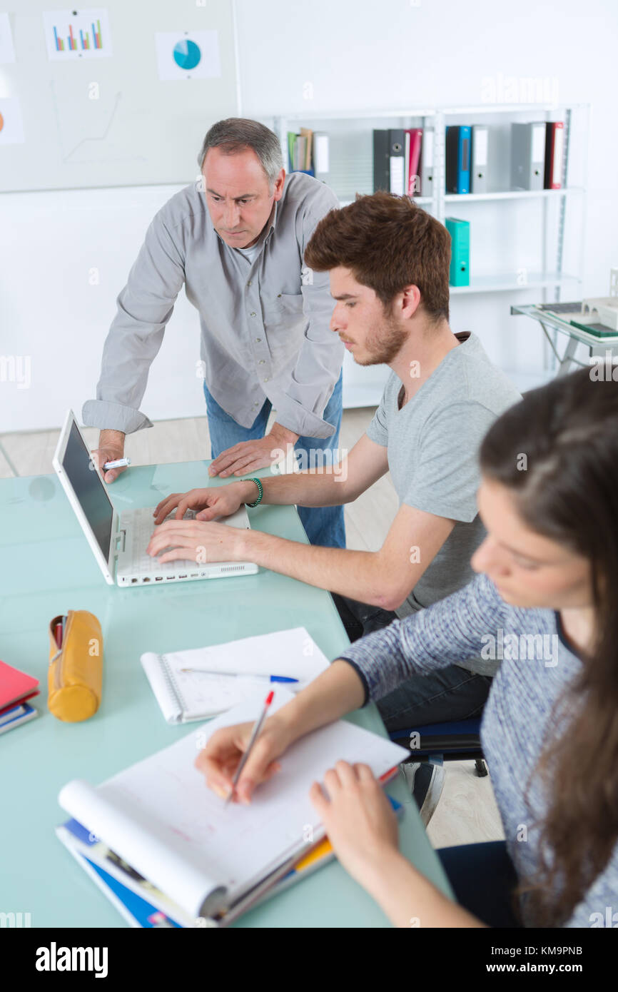 students in class at university Stock Photo - Alamy