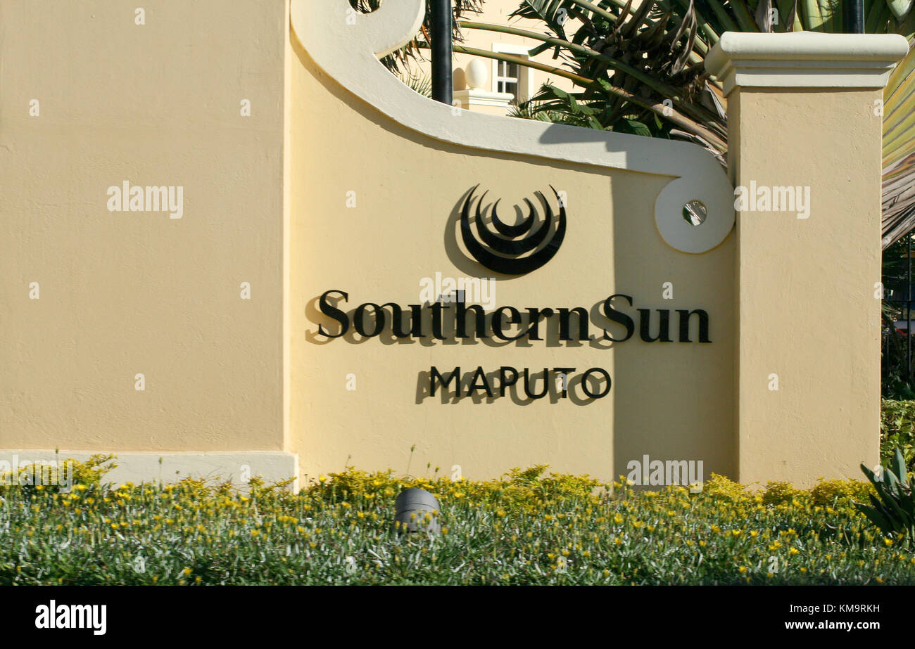 Maputo, Mozambique, Southern Sun Hotel with logo Stock Photo