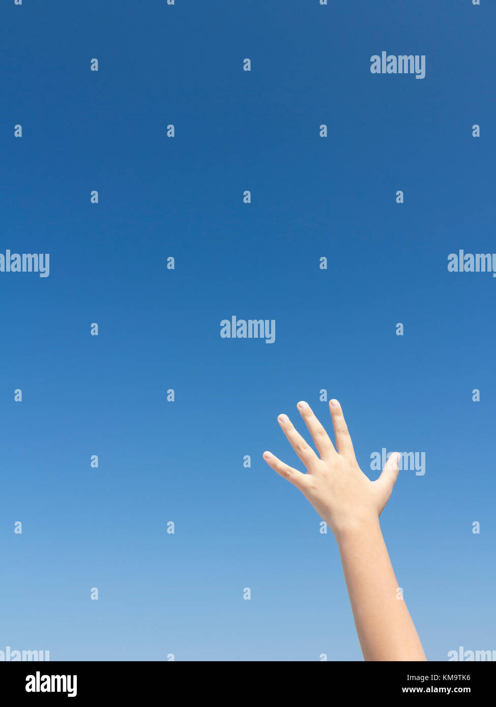 Hand reaching sky hi-res stock photography and images - Alamy