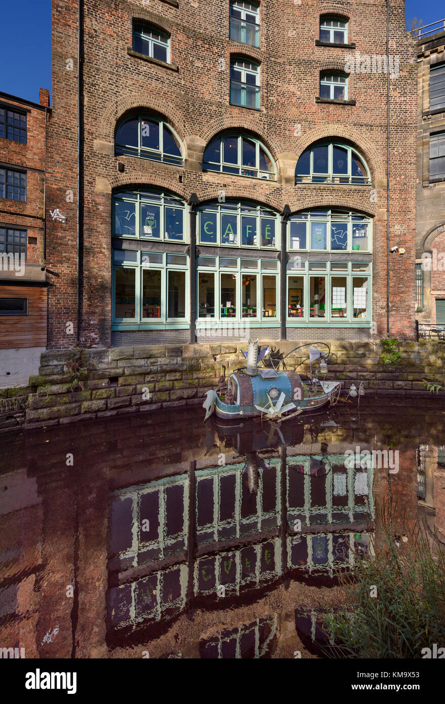 Seven Stories National Centre for Children’s Books overlooking the Ouseburn in Newcastle upon Tyne Stock Photo