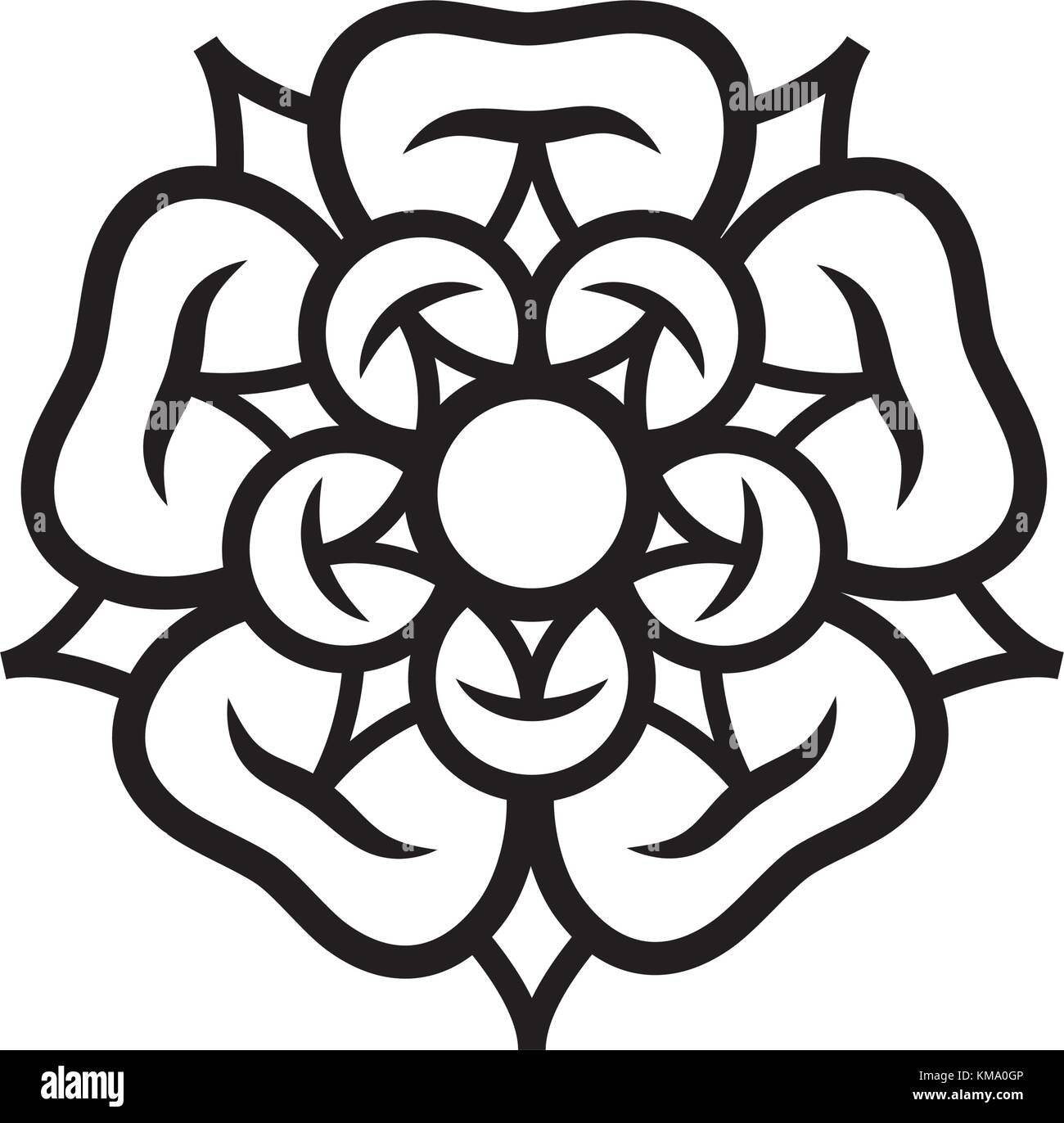 Tudor Rose Symbol