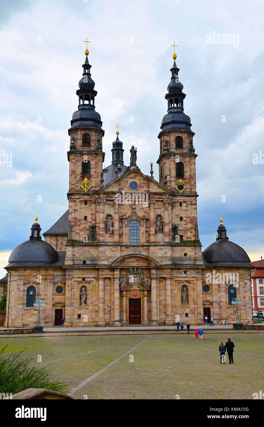 The Cathedral of St. Bonifatius in Fulda (Hessen, Germany Stock Photo