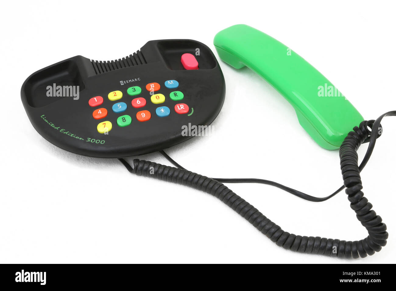 Colourful Telephone Geemarc Limited Edition 3000 Stock Photo