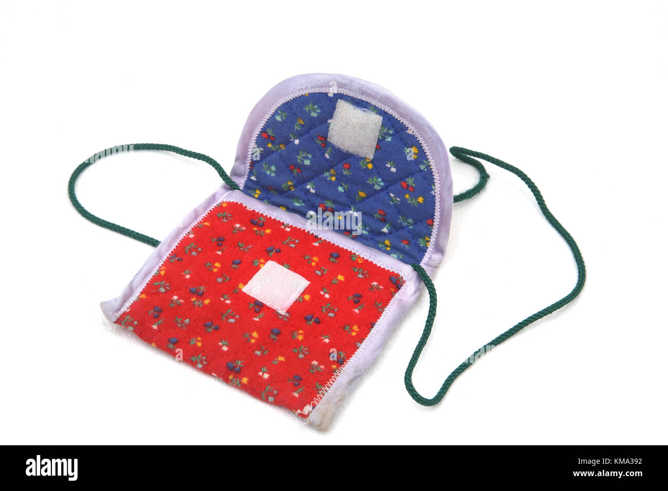 A Child's Small Christmas Bag Stock Photo