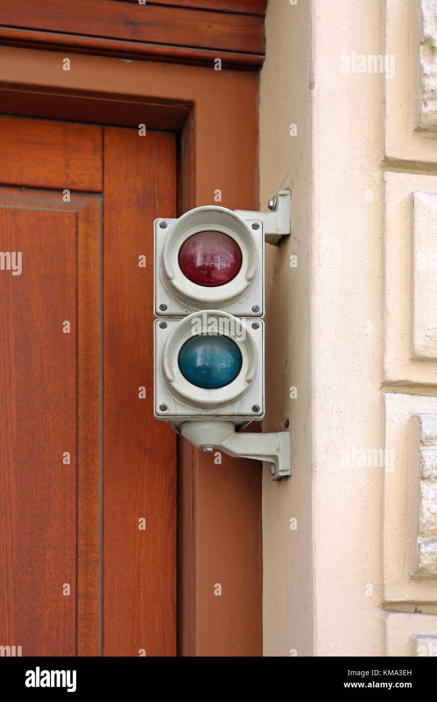 Traffic Light For Parking Garage Signal Stock Photo Alamy
