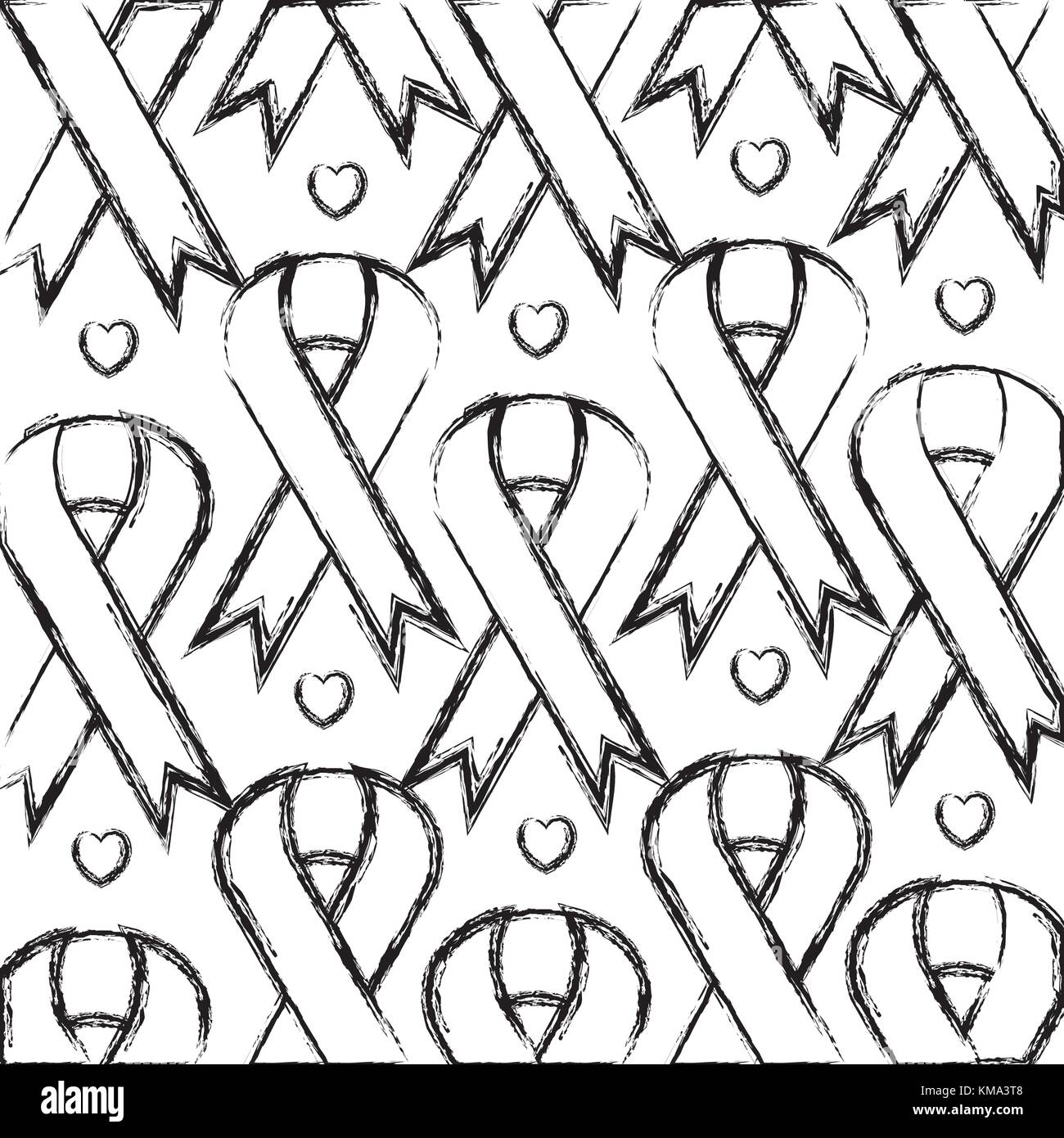 ribbon campaign pattern background vector illustration design Stock ...