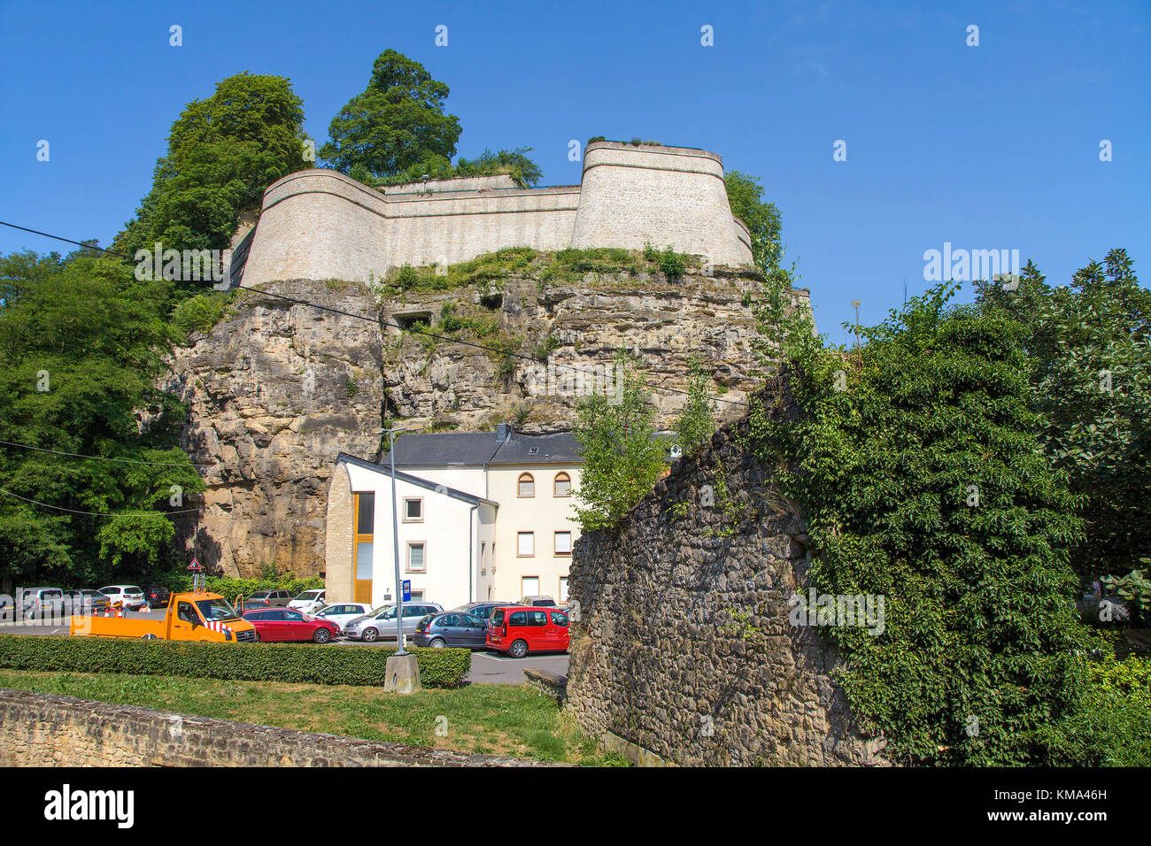 Heiliggeist-citadel, Luxembourg-city, Luxembourg, Europe Stock Photo