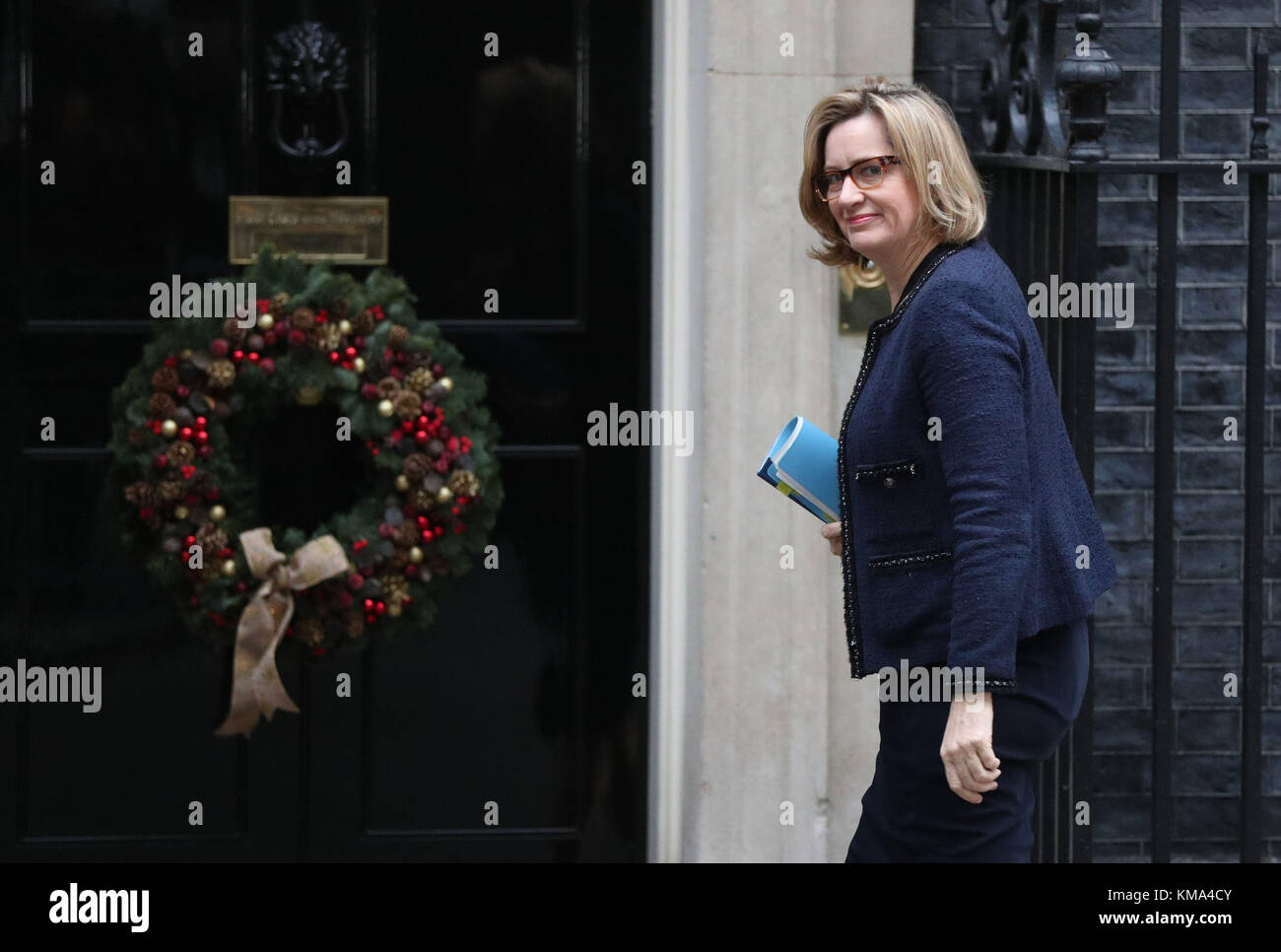 Home Secretary Amber Rudd arriving in Downing Street, London, for a ...