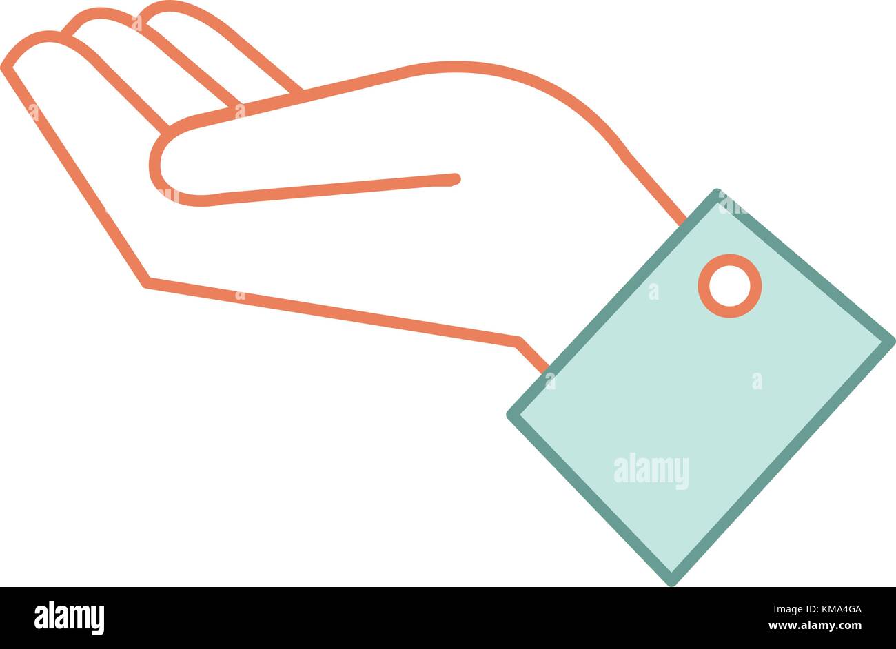 hand receiving isolated icon vector illustration design Stock Vector ...
