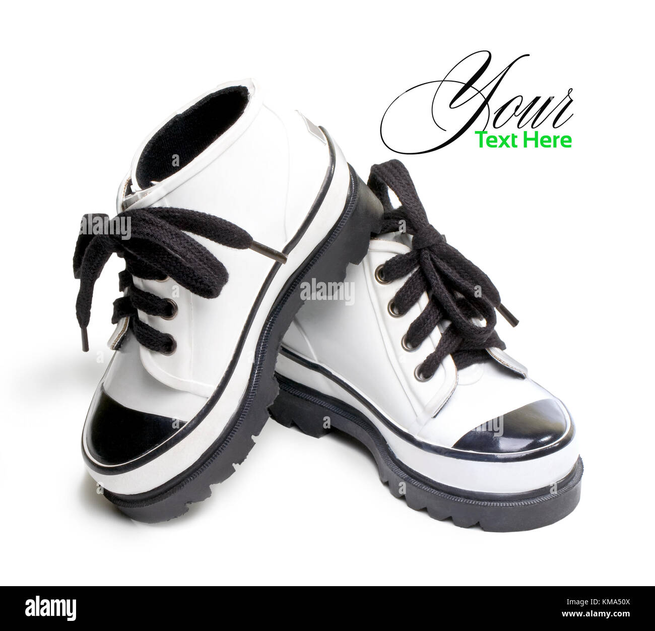 children's shoes on a white background Stock Photo Alamy