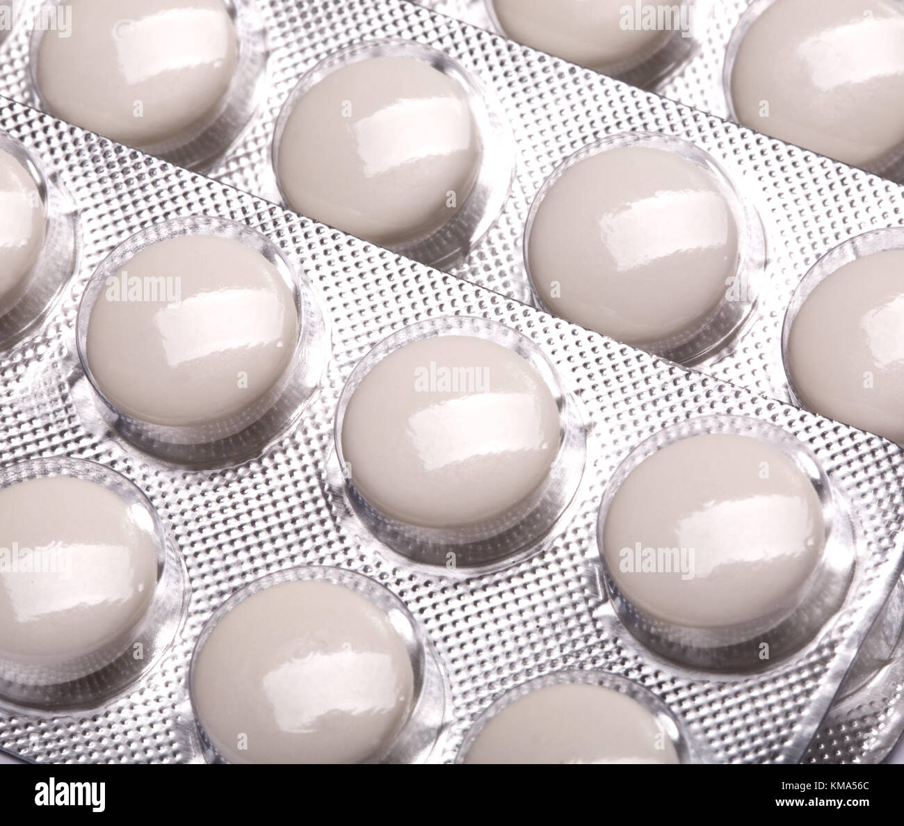 Closeup of foil wrapped tablets Stock Photo Alamy